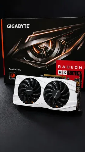 RX 580 Gigabyte Gaming 8GB GDDR5 - Revisada, Temperaturas Abaixo do Padrão de Fábrica