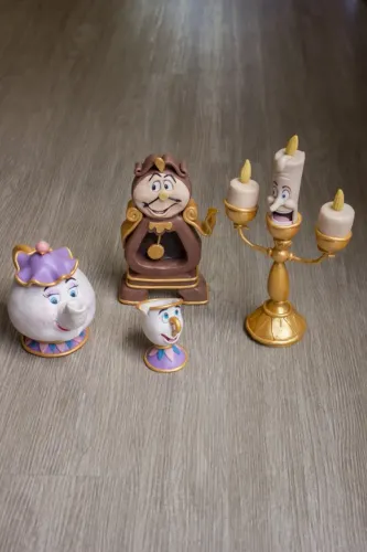 A Bela e a Fera Biscuit | Kit Decoração Festa Disney