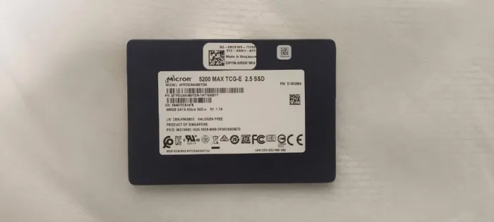 SSD Micron MTFDDAK480TDN 5200 Max SATA 2.5" 480GB Alta Performance e Durabilidade