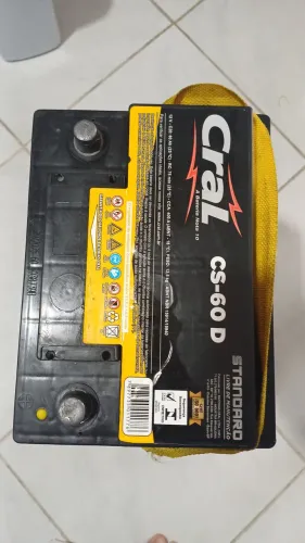 Vendo bateria cral 60 amperes semi nova 