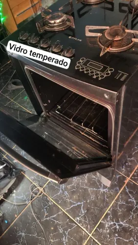 Fogo atlas 4 vidro temperado semi novo 