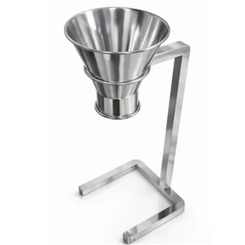 Funil Para Tinta Em Aço Inox Com Suporte Industrial - Novo IG-102