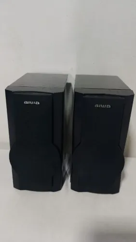 PAR CAIXAS CENTRAL AIWA SX-NS7 60 W. RMS 6 OHMS TOKYO JAPAO FUNCIONANDO