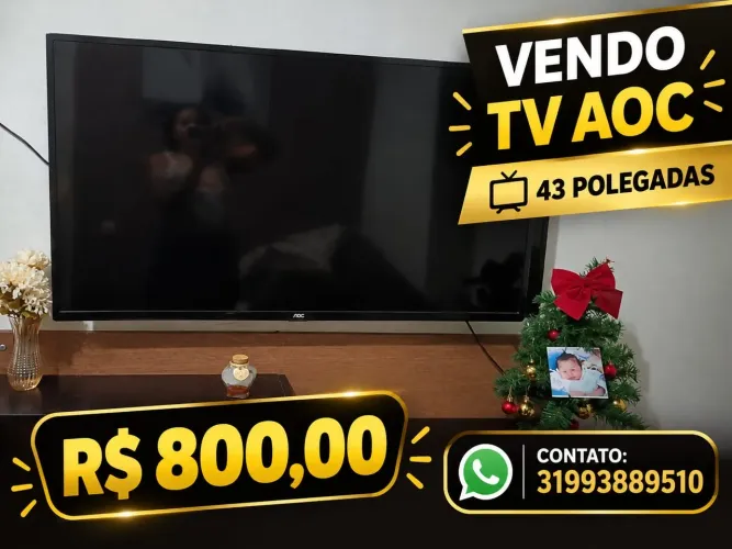 Tv aoc 43 polegadas smart
