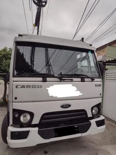 Ford cargo 1119 guincho plataforma hidráulica com asa Delta 