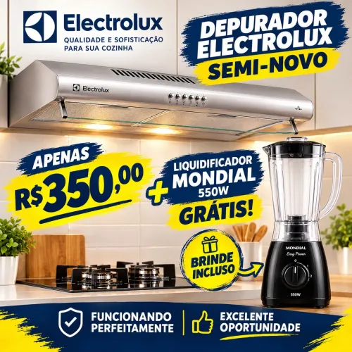 depurador de ar para fogão na cor branca 