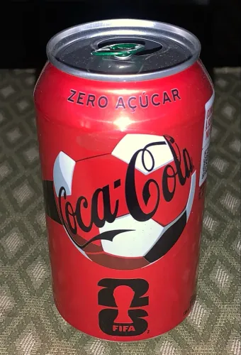 Lata Copa 2026 Coca Cola Zero Vazia Higienizada ótimo estado