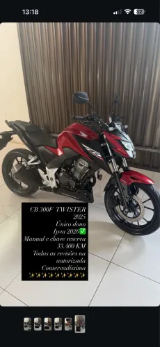 CB Twister 2025 ABSnovíssima vendo ou troco