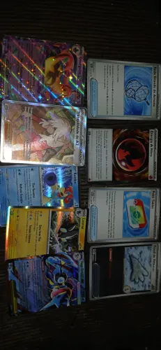 Lote de Cartas Pokémon TCG Originais - EX, Ilustração Rara e Treinadores ?