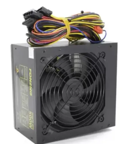 Fonte ATX 500W Bivolt Foneng HDW-004 Chaveada para PC | Uso Básico