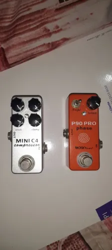 Pedal Mosky Mini C4 Compressor e Phase P90 Pro