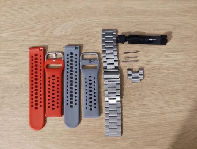 Kit 3 Pulseiras Smartwatch 22mm (Aço Inox