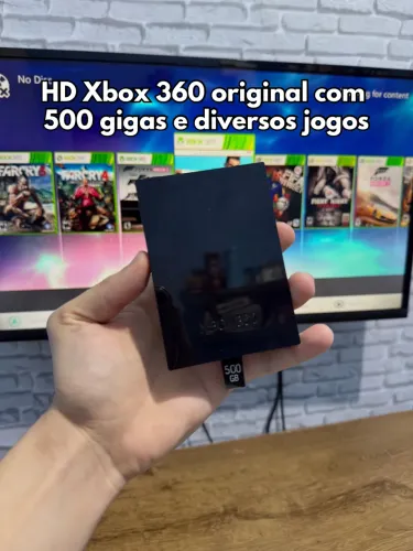HD com 500 gigas original e com jogos