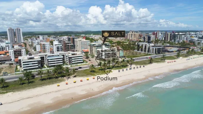 Flats estilo Studio térreo com área privativa a beira mar da praia de Intermares - FL0383