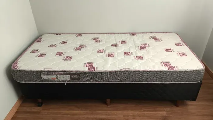 Conjunto Cama Box + Colchão D28 solteiro Ortobom