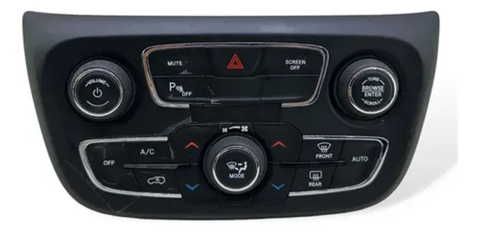 Botão Comando Ar Condicionado Jeep Compass 2018 2019 2020 Preto