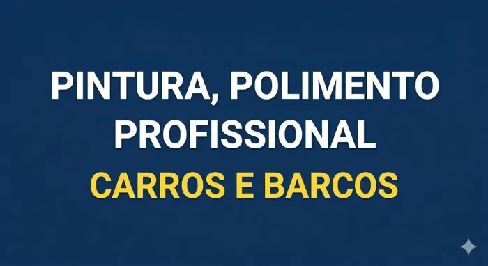 Pintura, polimento carros e barcos