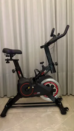 Bicicleta Spinning LTX Fit LT311S Preto 100kg Aço Carbono