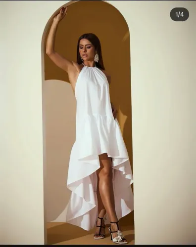 Vestido branco Mená Brasil