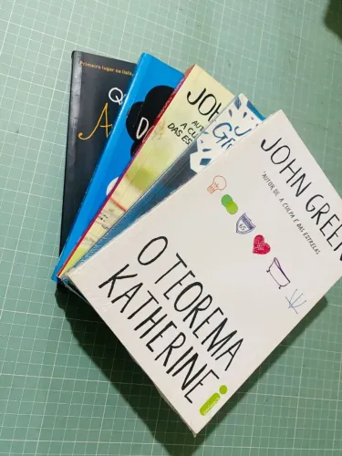Kit 5 livros John Green - ótimo estado - 2 lacrados - brochura