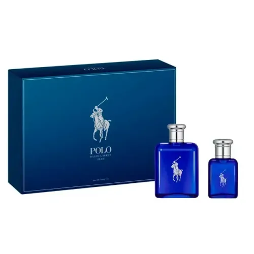 Kit Polo Blue Ralph Lauren Masculino Eau de Toilette 125ml + mini