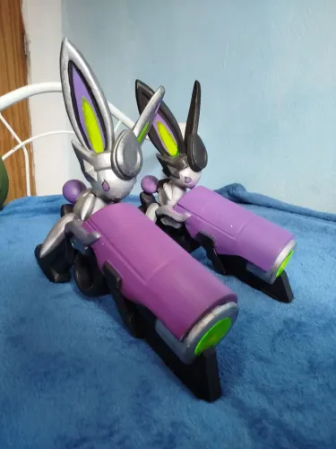 Props em impressão 3D MF Coelha da batalha