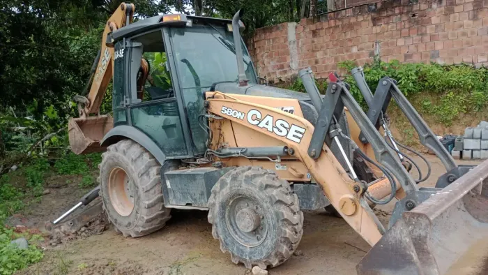 Retroescavadeira case 580n 4x4