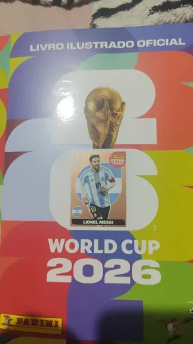 Figurinha Legend Extra Sticker Messi bronze