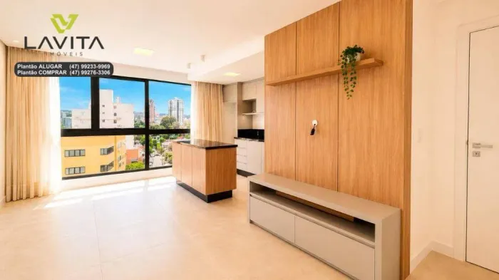 Apartamento NOVO semi mobiliado para aluguel no Edifício Domum 811 no Bairro da Velha em B