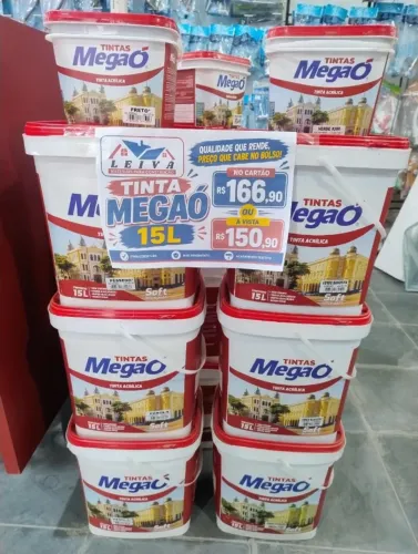 Tinta Megaó 15L - Diversas Cores | R$155,90 no Pix ou R$166,90 no Cartão
