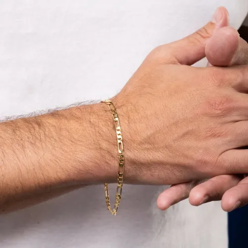 Pulseira Semijoia Masculina 3X1 