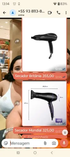 Secadora de cabelo Profissional 