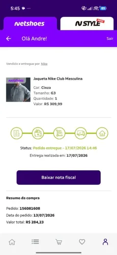 Blusa de frio Nike original tamanho G3