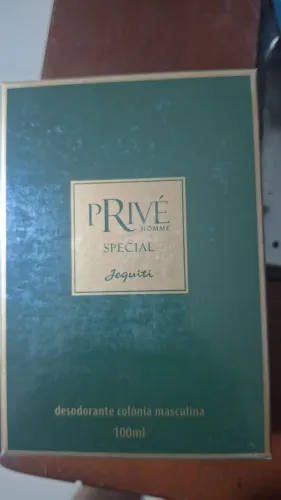 Desodorante Colônia masculina privé Homme especial Jequiti 100 ml