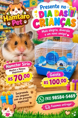 Hamster Sirio + gaiola