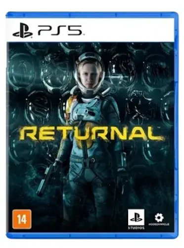 Jogo Returnal PS5 - Mídia Física Impecável (Nunca Jogado)