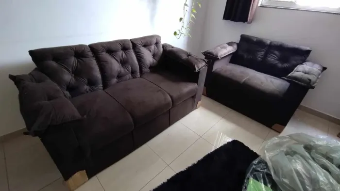 QUEIMA DE ESTOQUE SOFÁ 3E2 LUGARES PAGA NA ENTREGA.