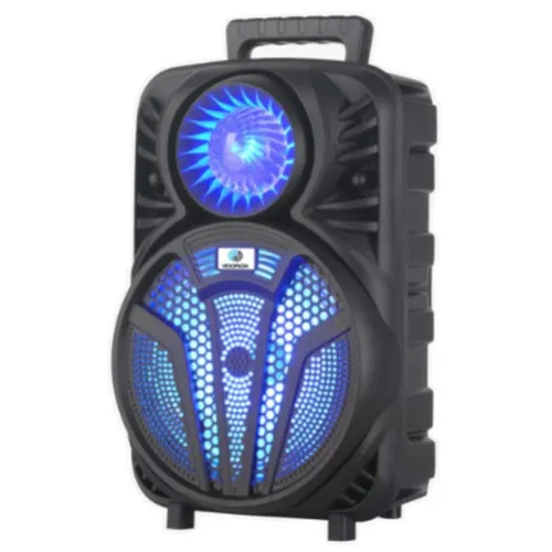 Caixa de Som Portátil Hoopson 100W Preto Bluetooth Rádio FM - RBM-018