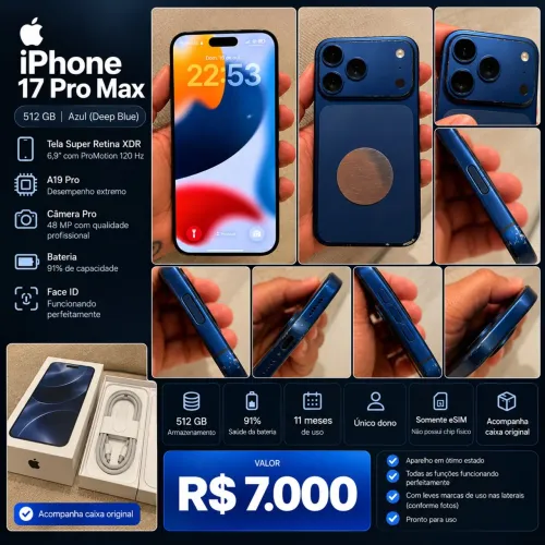 iPhone 17 pro Max 512 GB