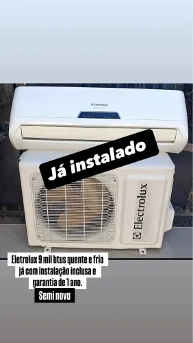 Ar condicionado já instalado 1.900,00