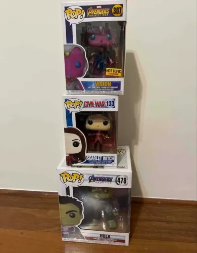 Lote pop visao hulk feiticeira