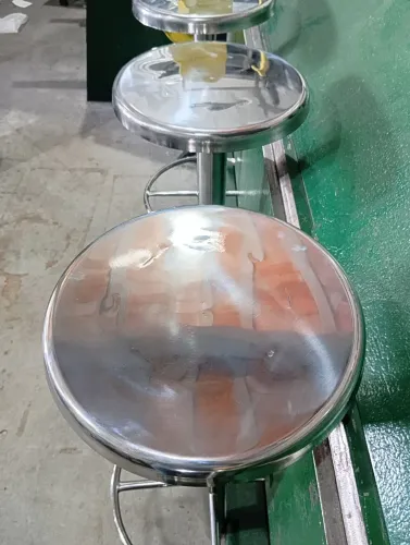 Banco para piscina em aço inox 