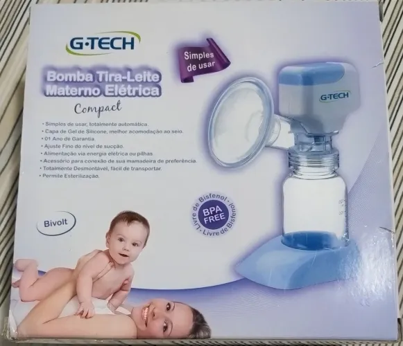 Bomba eletrica tira leite G-TECH compact