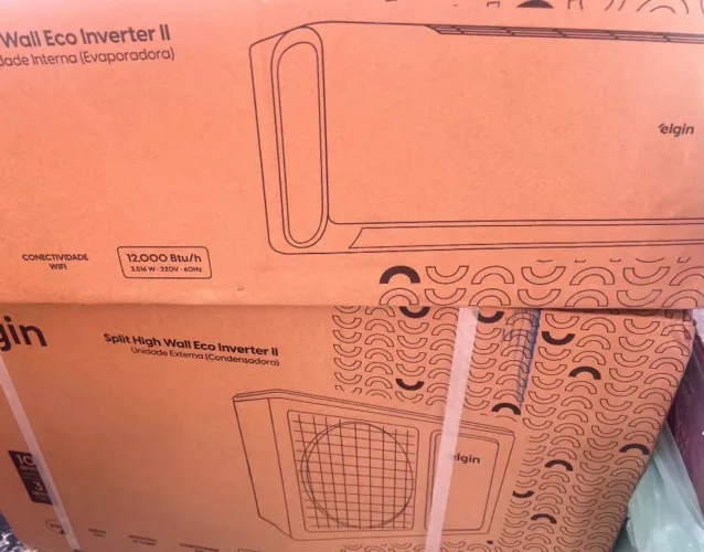 Ar Condicionado Elgin Inverter Eco II Wi-Fi 12.000 BTUs Quente e Frio Lacrado