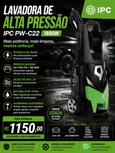 Lavadora de alta pressão proficional IPC