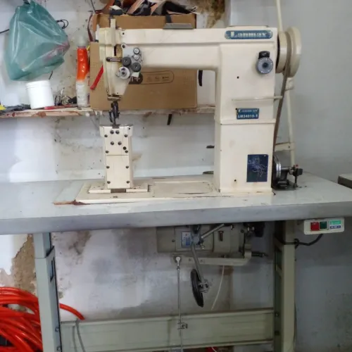 Maquina de coluna duas agulhas Lanmax