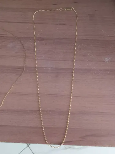 Cordão de mulher e criança 5 banho de ouro