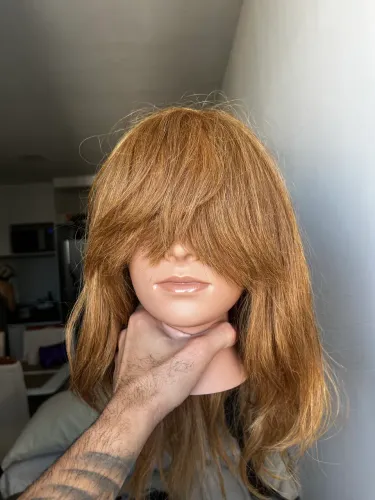 Cabeça pra treino, penteado e corte. 