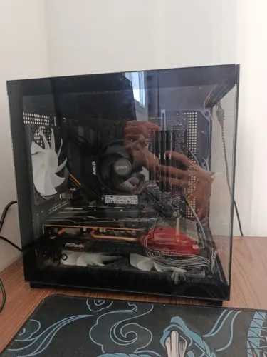 PC Gamer Ryzen 5 5500 + RX 7600 + 32GB RAM + SSD NVMe | Roda tudo