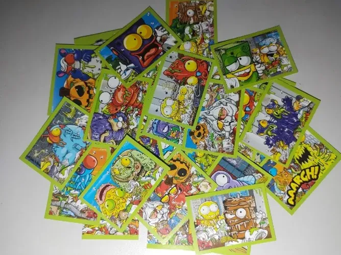 Figurinhas do Álbum Trash Pack